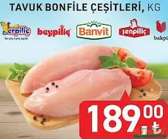 TAVUK BONFİLE ÇEŞİTLERİ KG